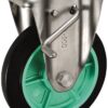 Bánh xe cố định, có phanh, Inox Ø200 (KABZ-200)