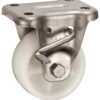 Bánh xe cố định, có phanh, Inox Ø75 (KABZ-75)